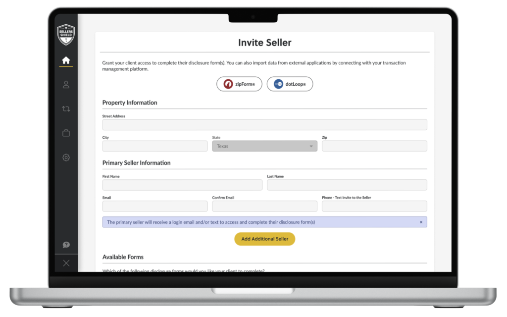 Sellers Shield agent invite seller to disclose